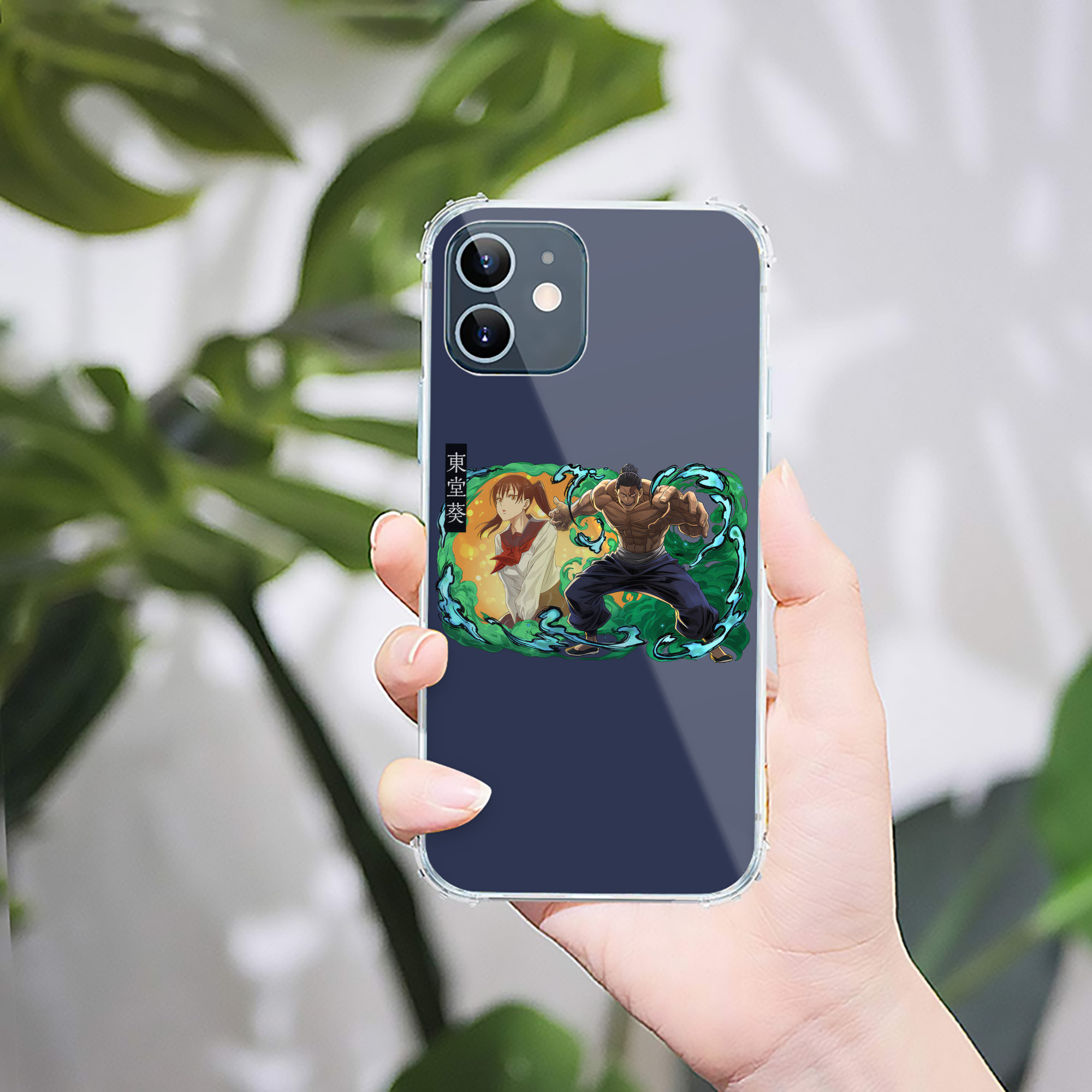 （画像用） 呪術廻戦 Jujutsu Kaisen 【iPhone 12シリーズ対応】透明スマホケース（クリアソフトケース）